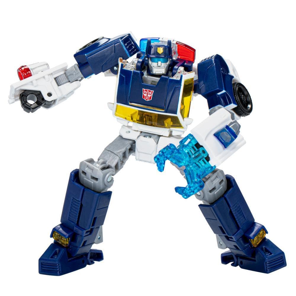 Transformers Legacy United Deluxe Rescue Bots Universe Autobot Chase 5.5” Action Figure, 8+