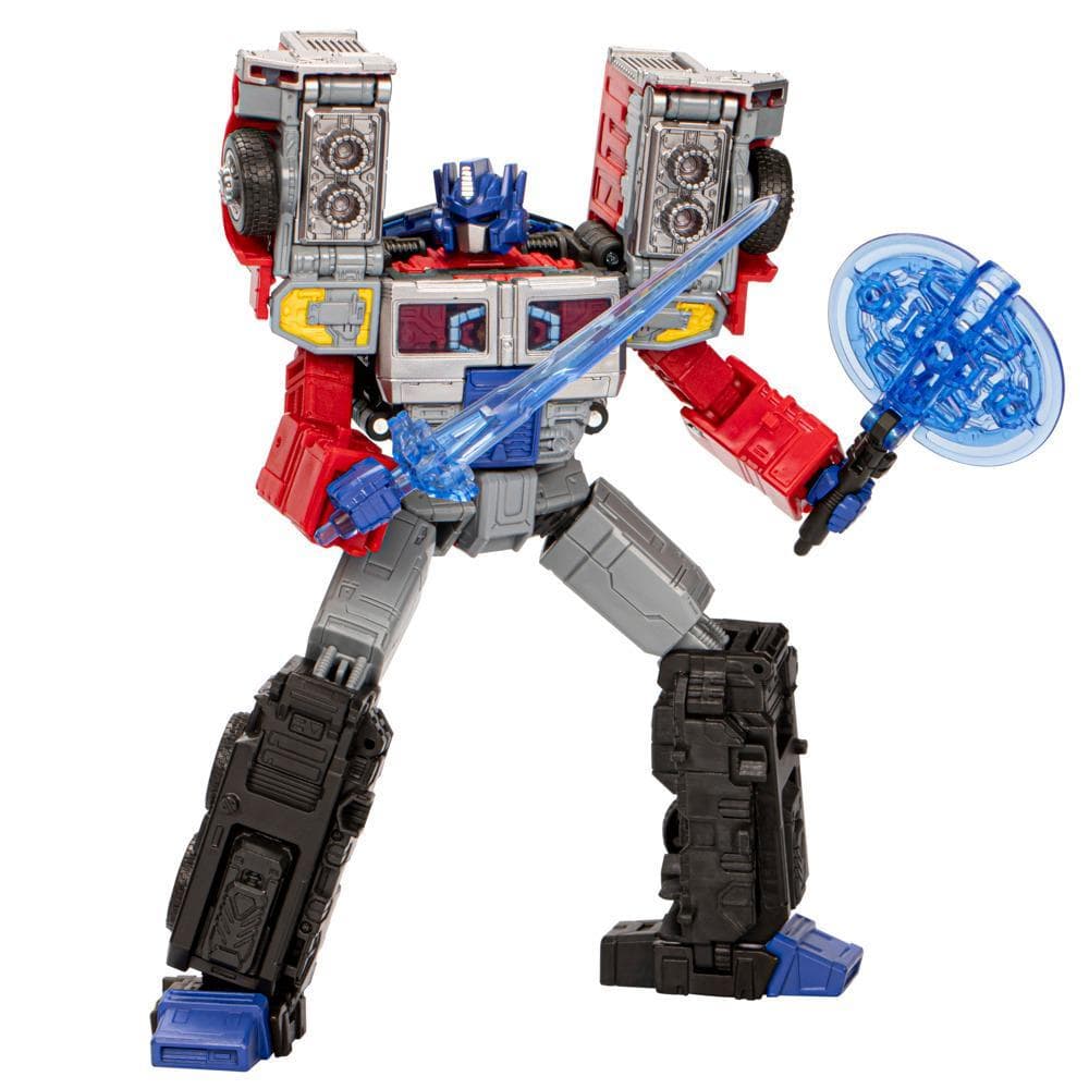 Transformers Legacy United Leader G2 Universe Laser Optimus Prime 7.5” Action Figure, 8+