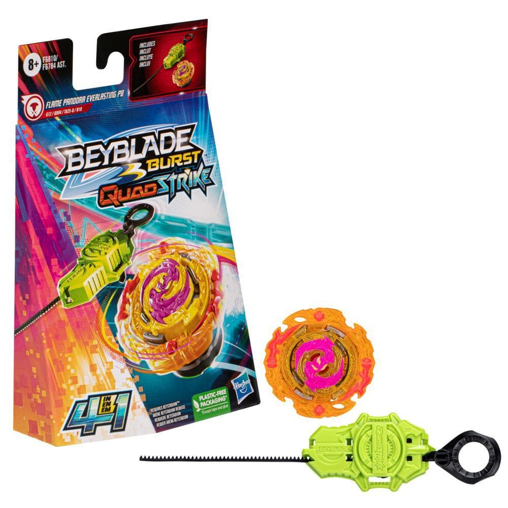 Beyblade Burst QuadStrike Flame Pandora Everlasting P8 Starter Pack