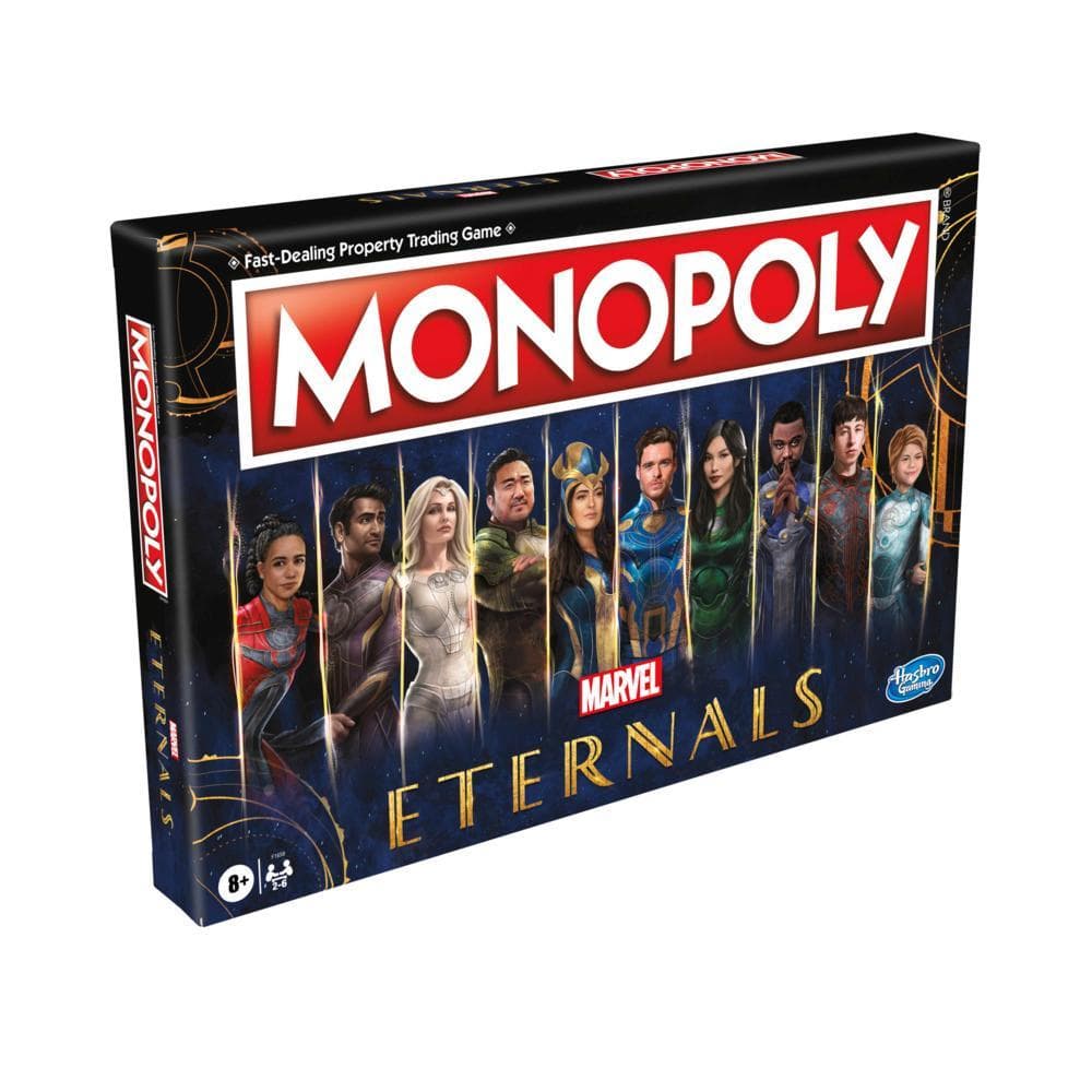 Monopoly: Marvel Studios' Eternals Edition Board Game for Marvel Fans, Kids Ages 8 and Up