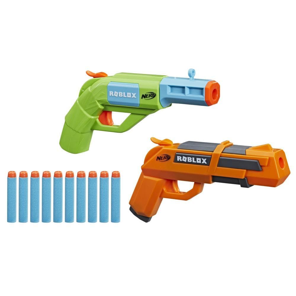 Nerf Roblox Jailbreak: Armory, Includes 2 Blasters, 10 Nerf Darts, Code To Unlock In-Game Virtual Item