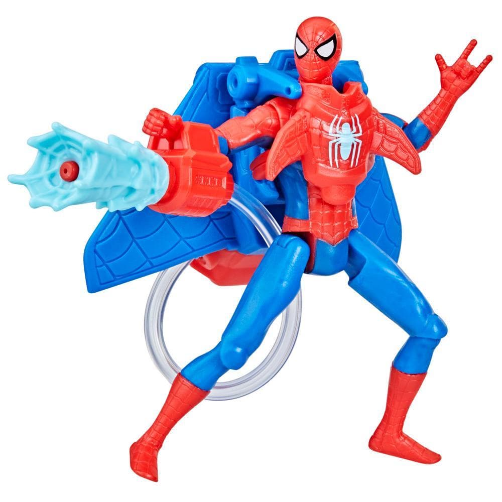 Marvel Spider-Man Aqua Web Warriors 4-Inch Spider-Man Toy with Accessory