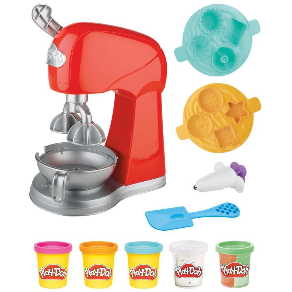 Play-Doh Kitchen Creations Magical Mixer Playset, Toy Mixer with Play Kitchen Accessories