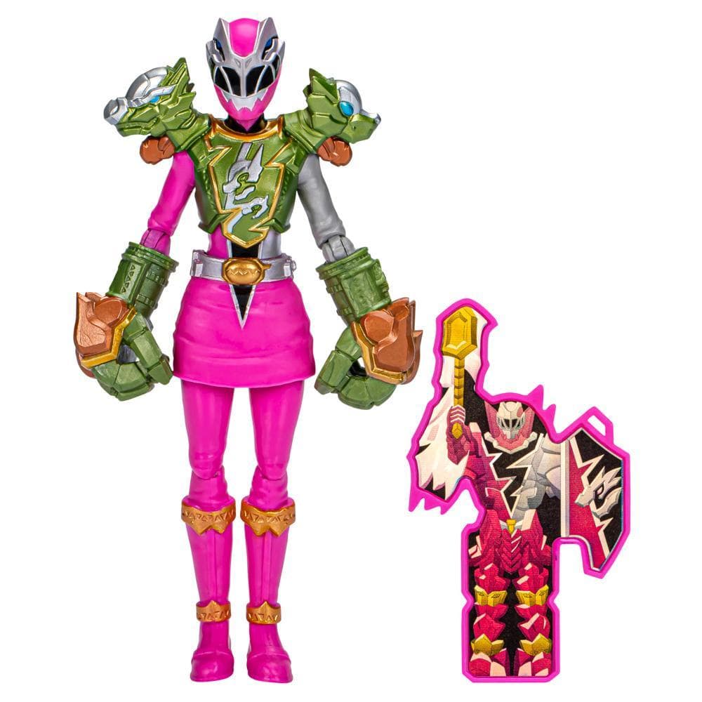 Power Rangers Dino Fury Smash Armor Pink Ranger, Power Rangers Toys Action Figures