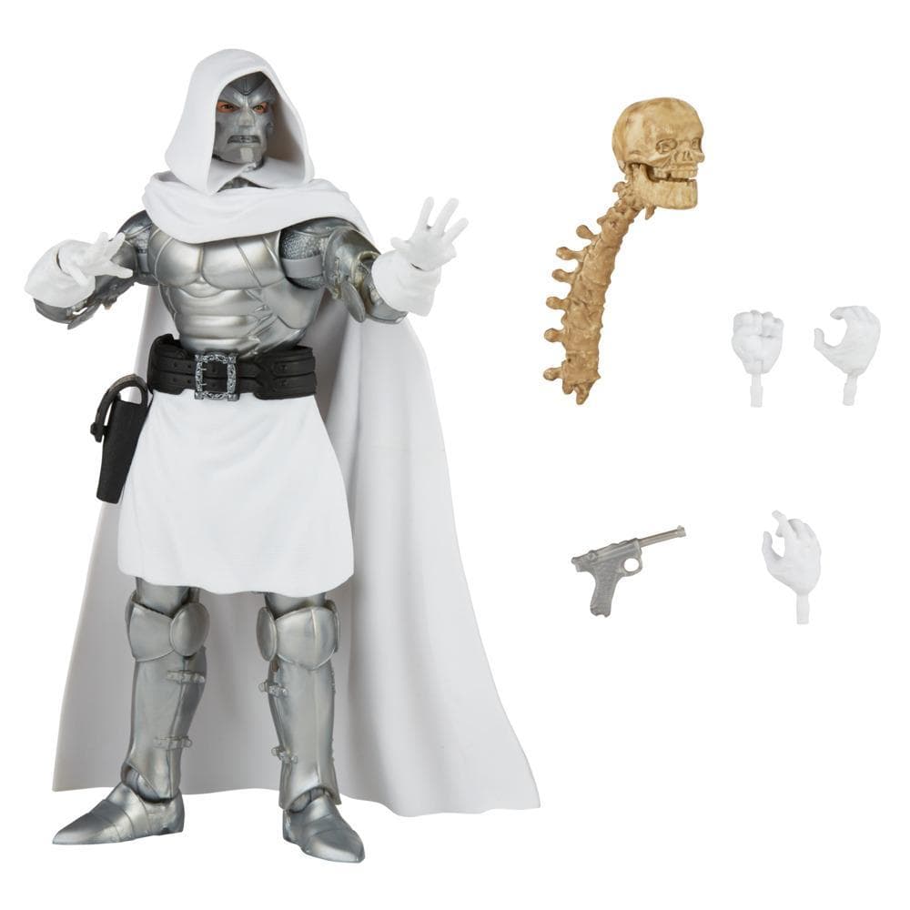 Hasbro Marvel Legends Series 6-inch Collectible Action Dr. Doom Figure and 4 Accessories