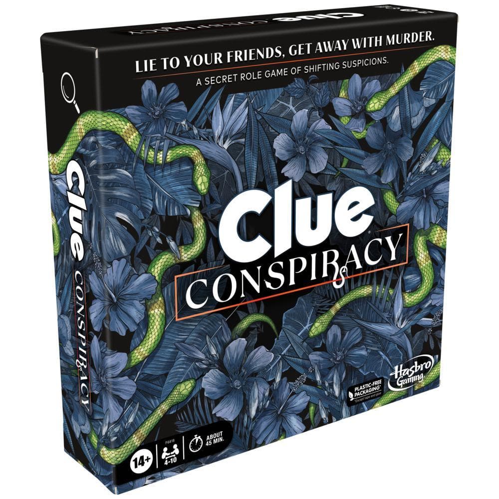 Clue Conspiracy Board Game, Secret Role Games for 4-10 Players, Mystery Games, Ages 14+