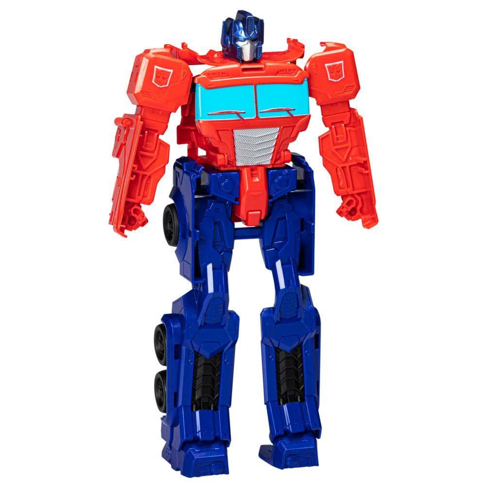 Transformers Toys Transformers: Rise of the Beasts Movie, Titan Changer Optimus Prime Action Figure - Ages 6 and up, 11-inch