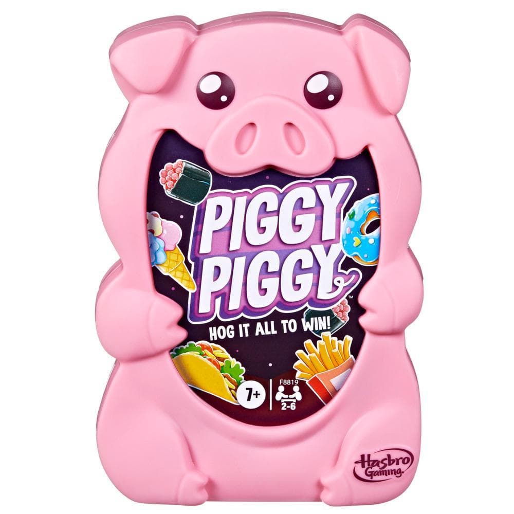 Piggy Piggy Game, Fun Family Card Games for 2 to 6 Players, Ages 7+