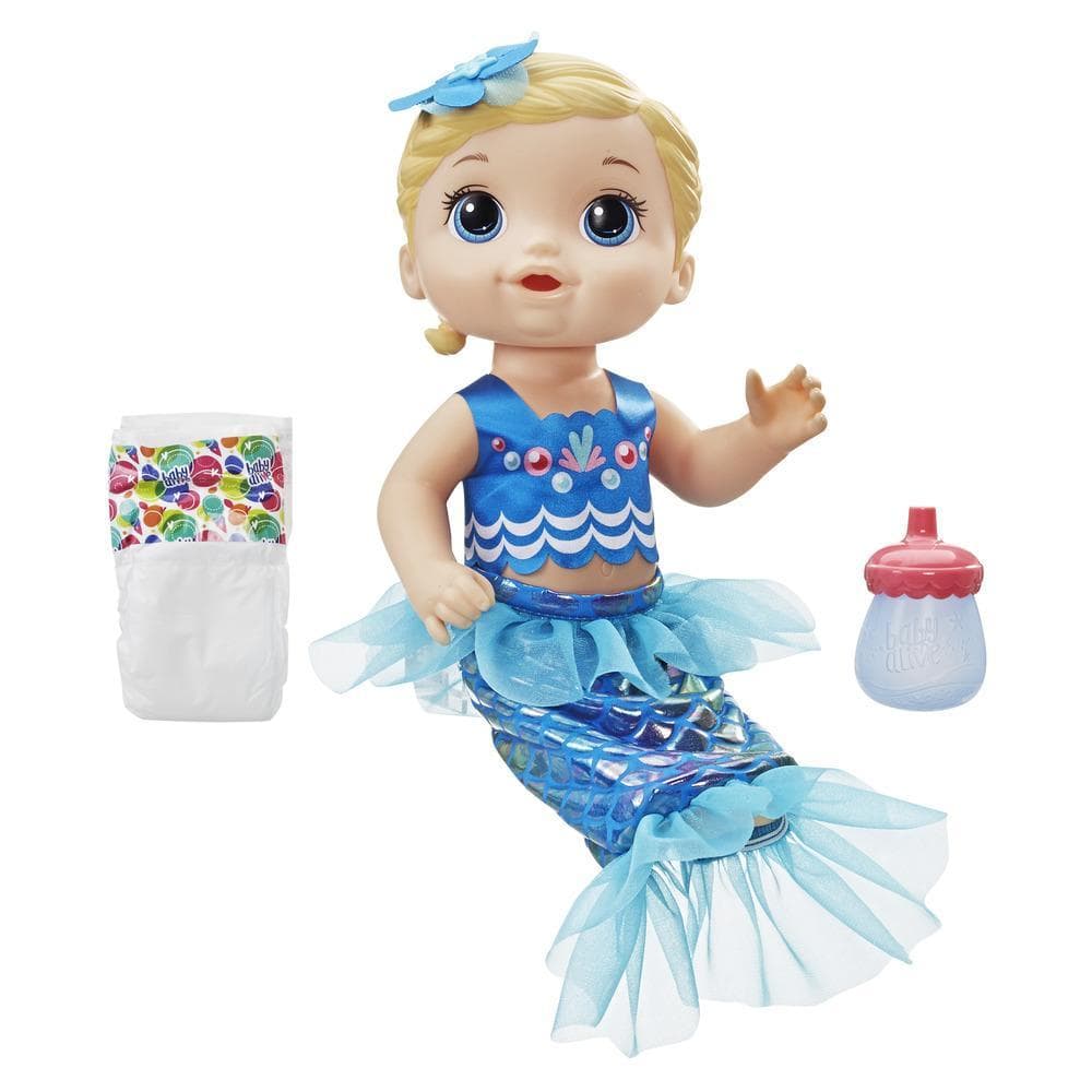 Baby Alive Shimmer ‘n Splash Mermaid (Bld Hair)