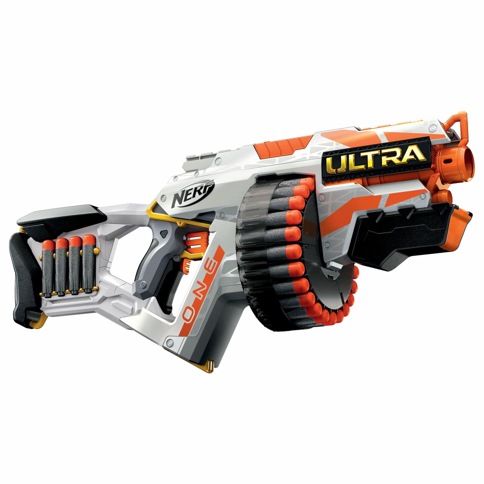 Nerf Ultra One Motorized Blaster -- High Capacity Drum -- 25 Official Nerf Ultra Darts, the Farthest Flying Nerf Darts