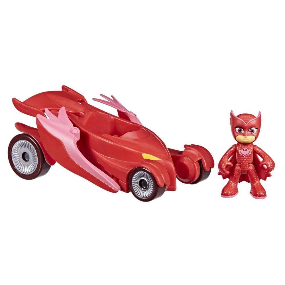 PJ Masks Owlette Deluxe Vehicle Preschool Toy, Owl Glider Car with Owlette Action Figure for Kids Ages 3 and Up