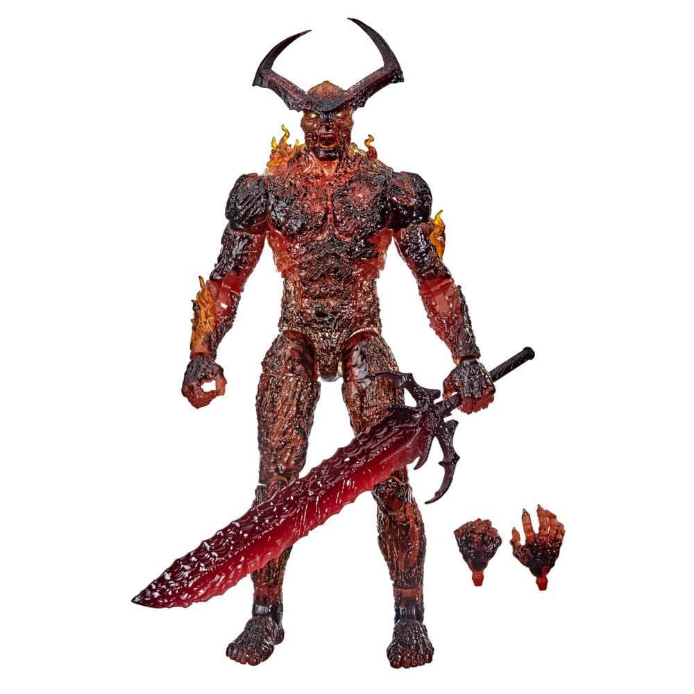 Hasbro Marvel Legends Series 6-inch Scale Action Figure Toy Surtur, Includes Premium Design and 3 Accessories