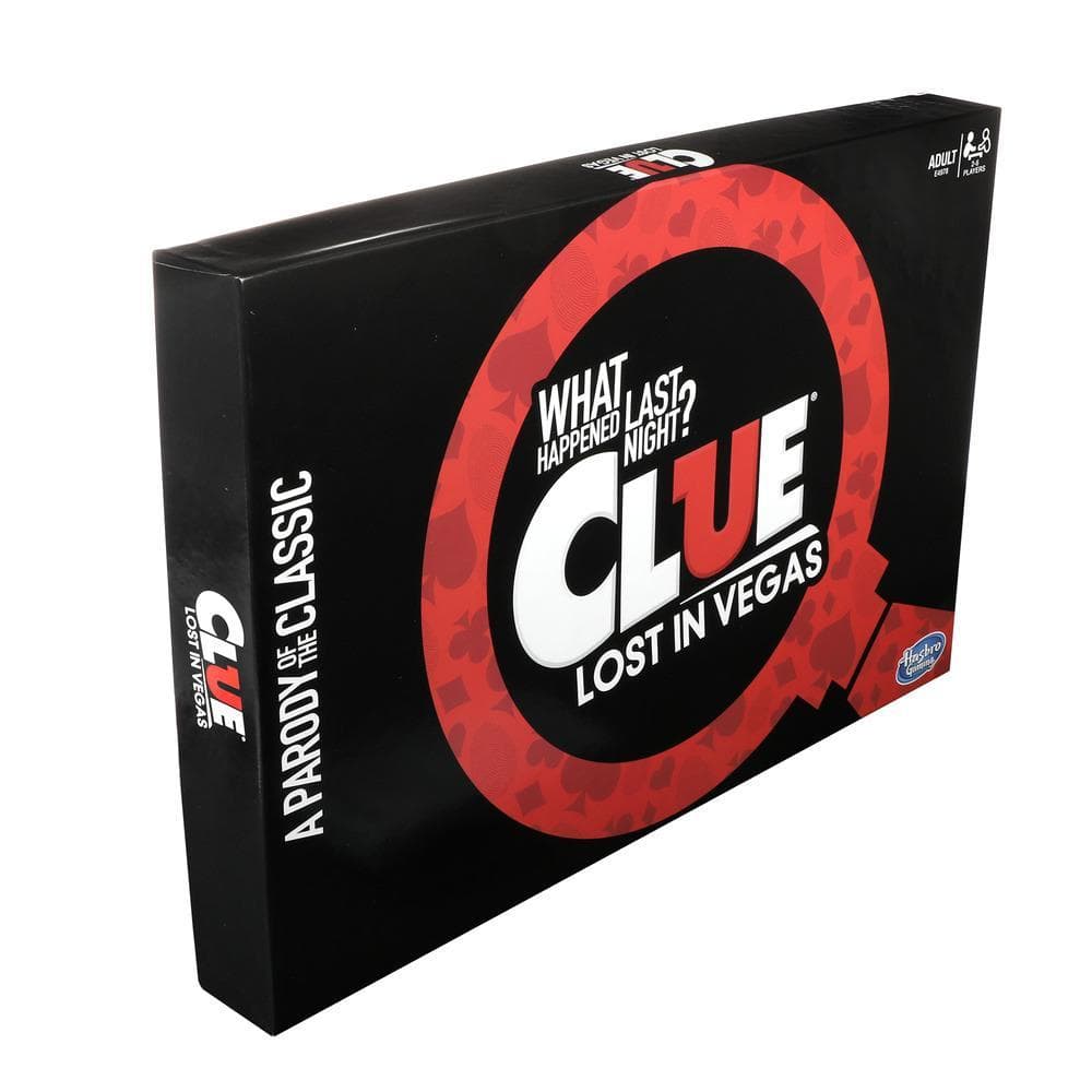 Clue Lost in Vegas Board Game Adult Party Game Parody of the Classic Whodunnit Mystery Game