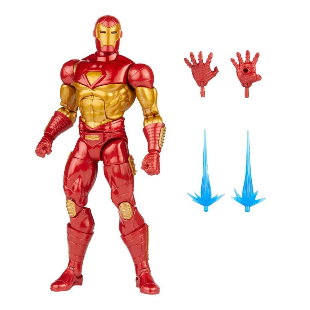 Hasbro Marvel Legends Series 6-inch Modular Iron Man Action Figure Toy, Includes 4 Accessories and 1 Build-A-Figure Part