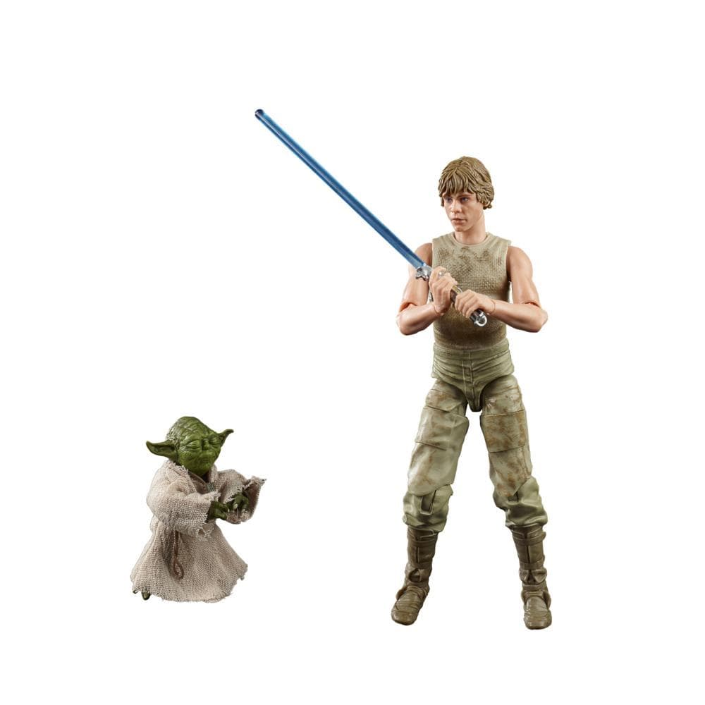 Star Wars The Black Series Luke Skywalker and Yoda (Jedi Training) 6-Inch-Scale Collectible Figures, Kids Ages 4 and Up