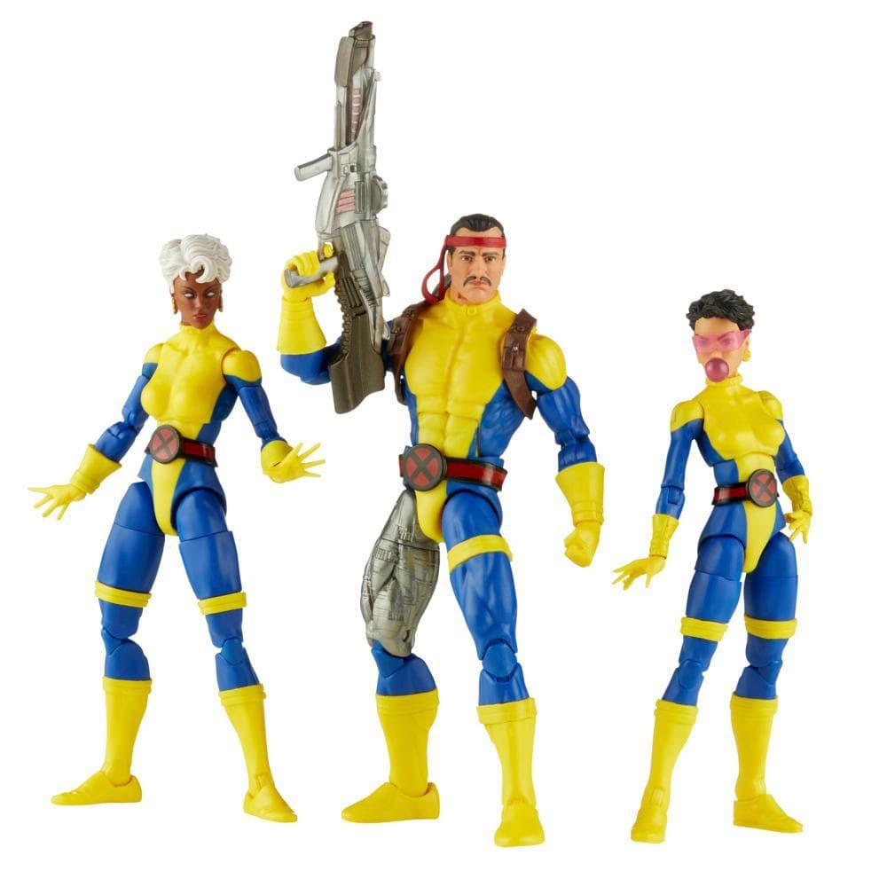 Hasbro Marvel Legends Series: Marvel’s Forge, Storm, & Jubilee X-Men Action Figures (6”)