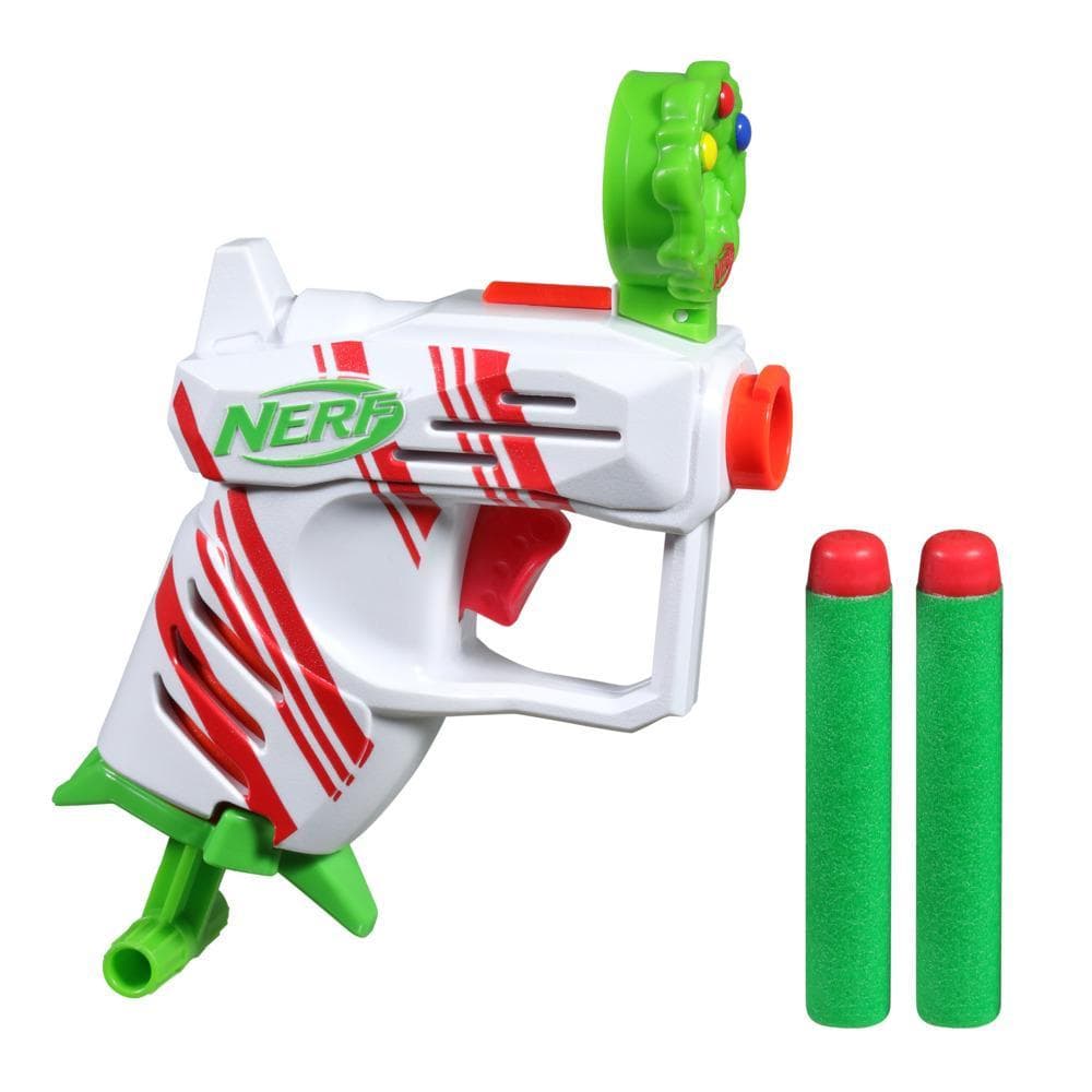 Nerf Elite 2.0 Jolly Dash Dart Blaster and 2 Nerf Elite Darts, Pull Down Priming