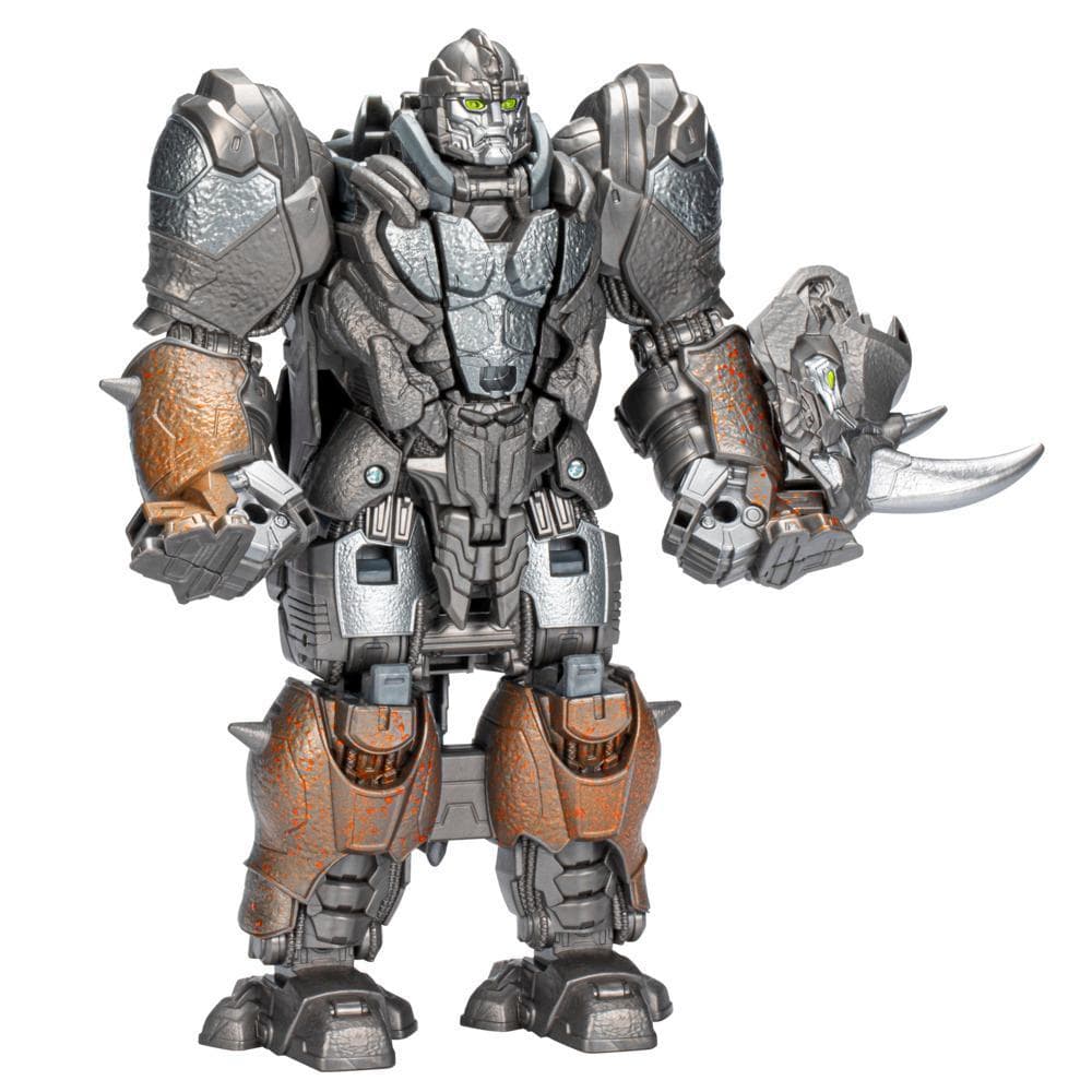 Transformers Toys Transformers: Rise of the Beasts Movie, Smash Changer Rhinox Action Figure - Ages 6 and up, 9-inch