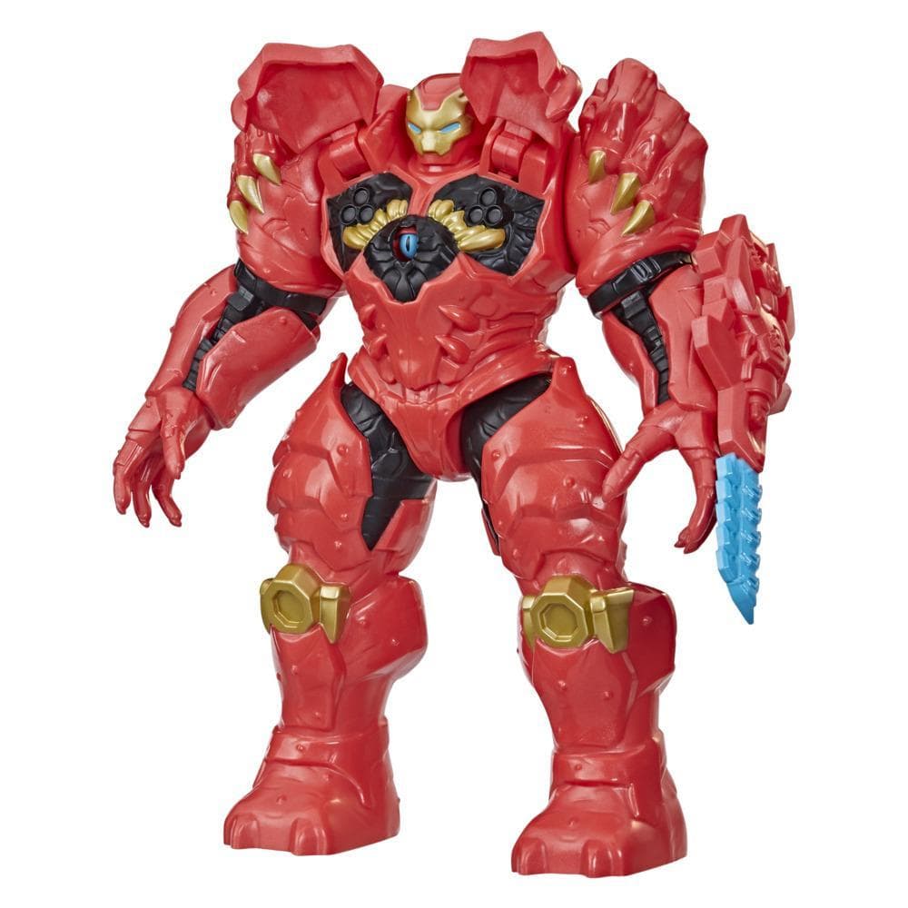 Marvel Avengers Mech Strike Monster Hunters Hunter Suit Iron Man Toy, 8-Inch-Scale Deluxe Figure, Ages 4 and Up