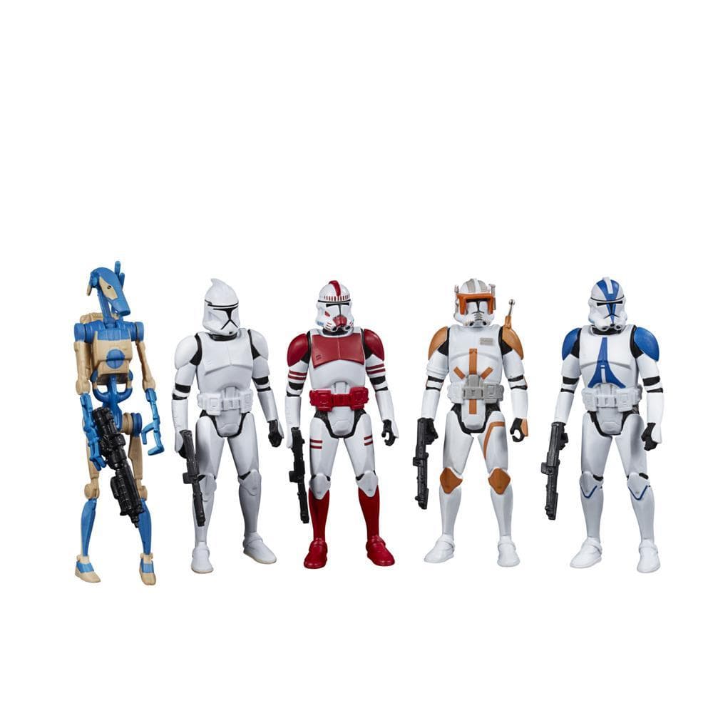 Star Wars Celebrate the Saga Toys Galactic Republic Action Figure Set, 3.75-Inch-Scale Figures 5-Pack for Ages 4 and Up