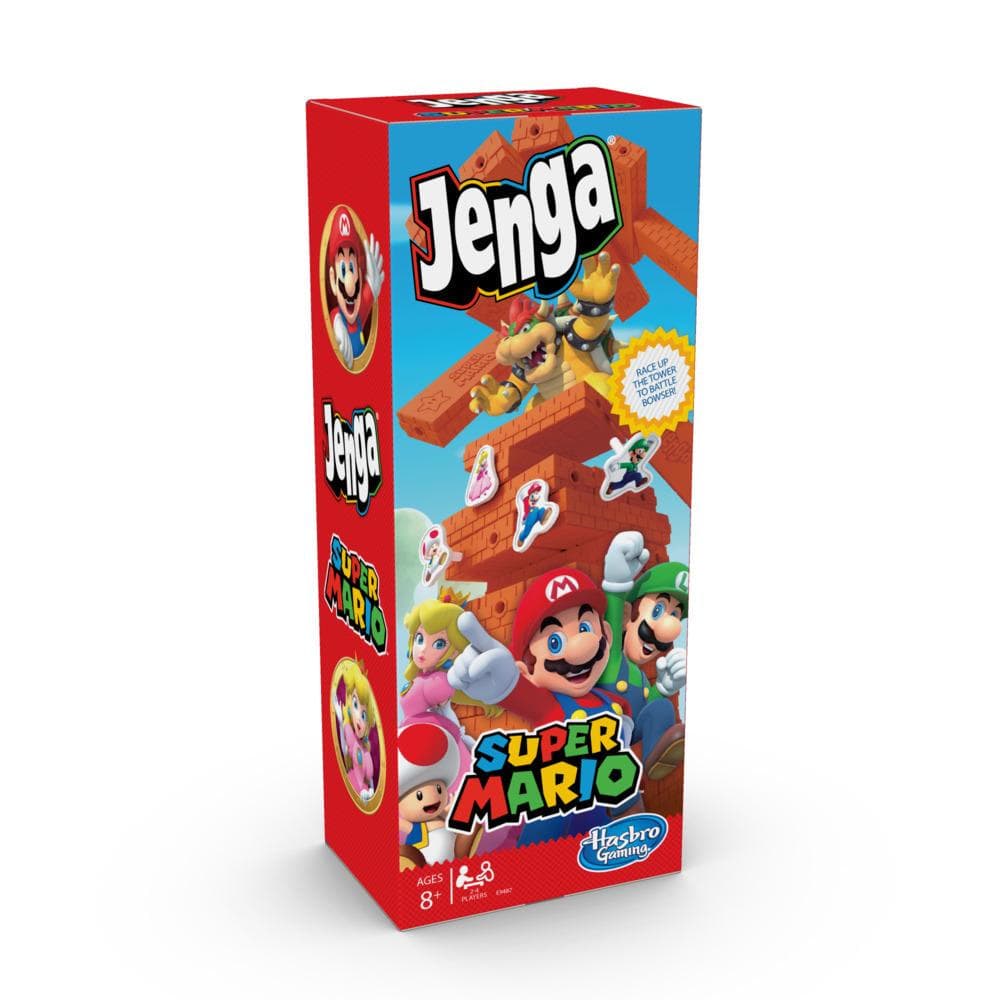 Jenga: Super Mario Edition Block Stacking Game; Ages 8 and Up