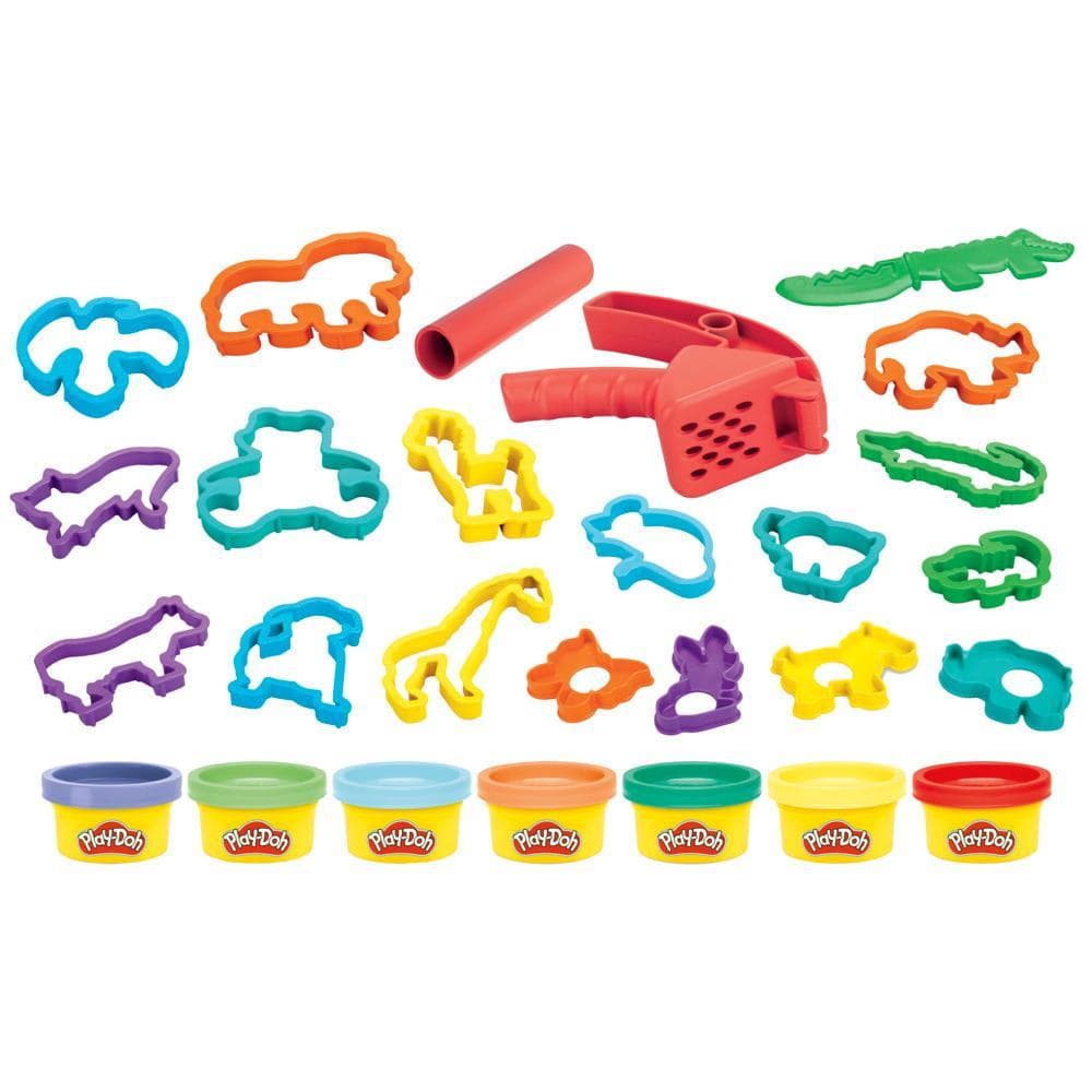 Play-Doh Imagine Animals Set with 20 Animal-Themed Tools, Kids Toys