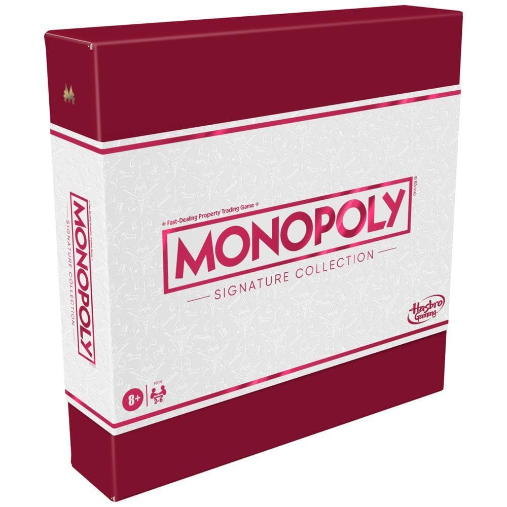 Monopoly Signature Collection Family Board Game, Premium Packaging and Components, Ages 8+