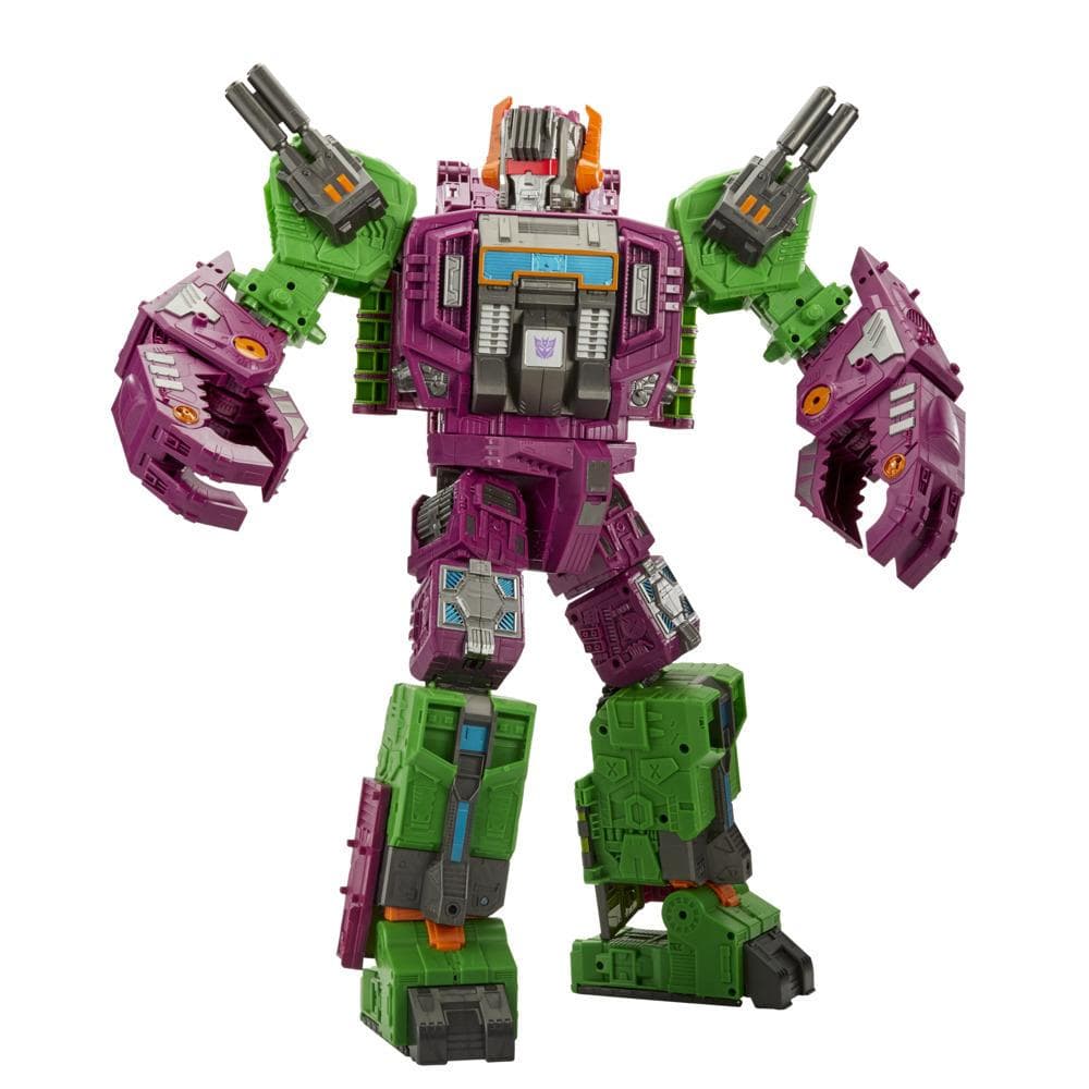 Transformers Toys Generations War for Cybertron: Earthrise Titan WFC-E25 Scorponok Triple Changer, 21-inch