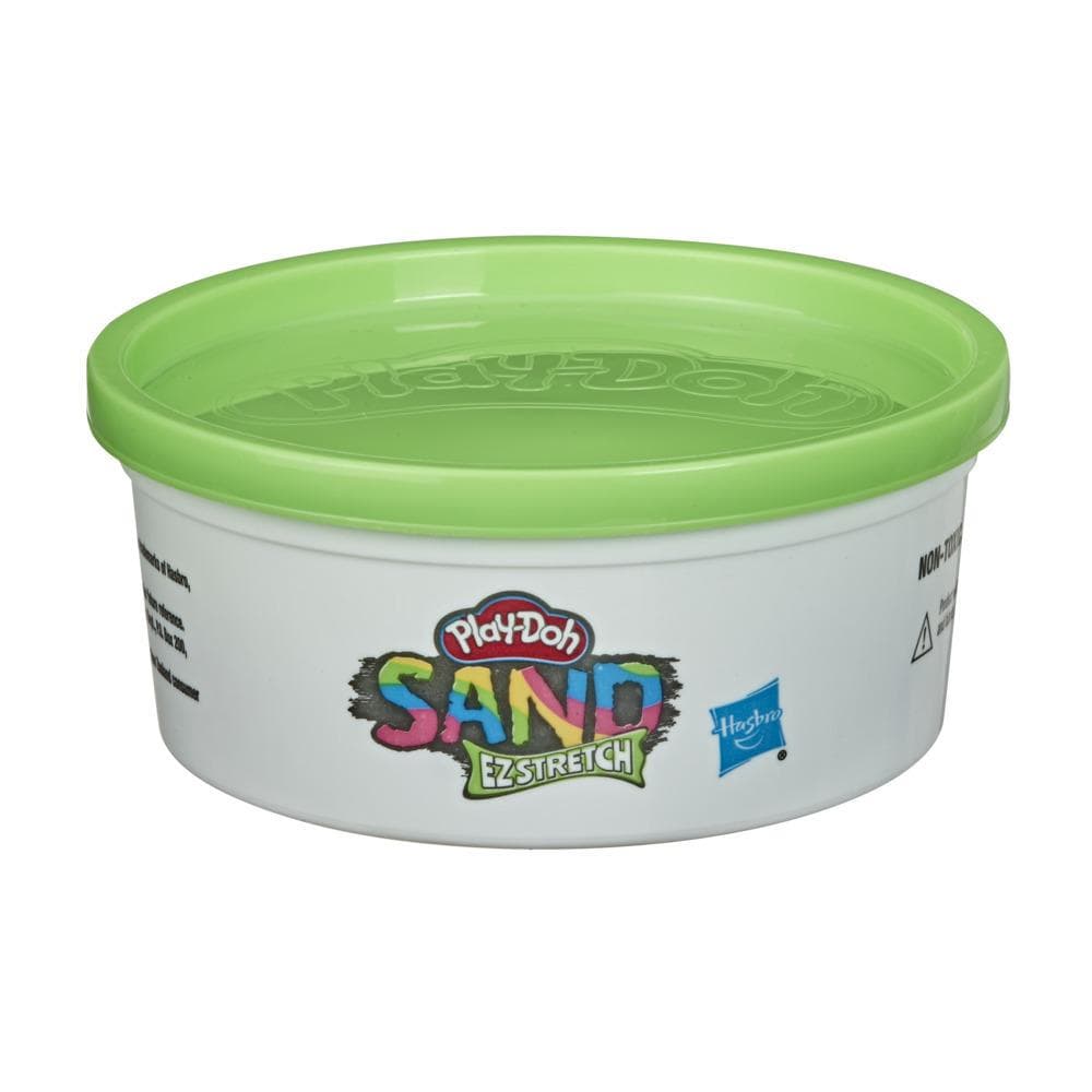 Play-Doh Sand EZ Stretch Single Can of Green Stretchable Activity Sand Compound, 6 Ounces, Non-Toxic