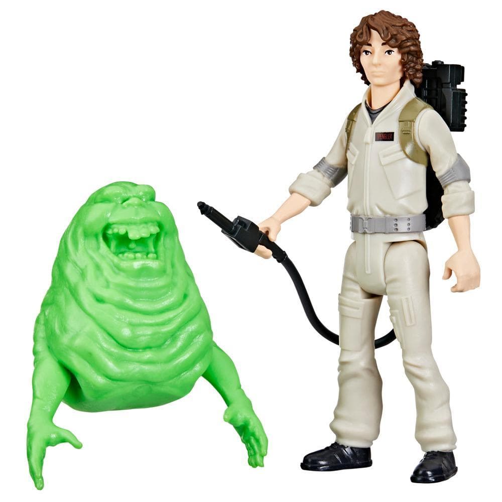 Ghostbusters Fright Features Trevor Spengler Action Figure with Slimer Ghost