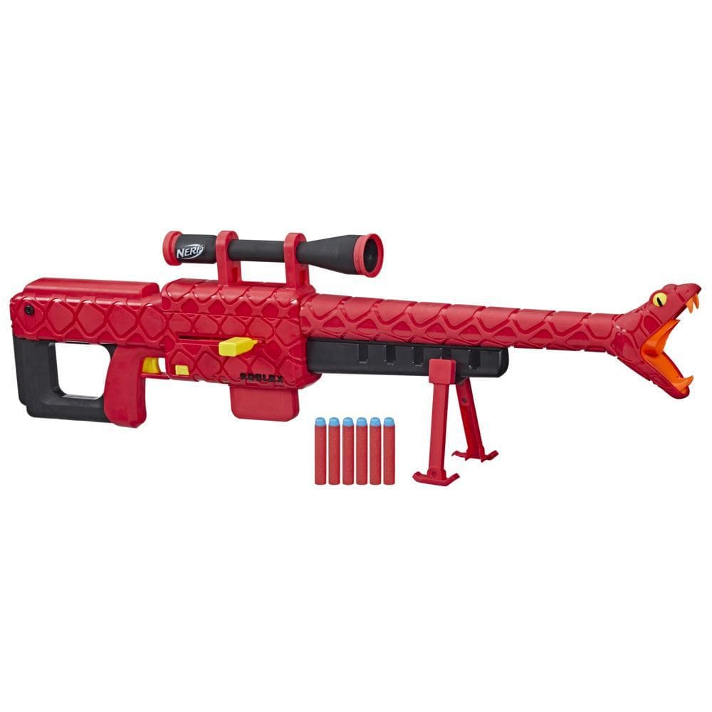 Nerf Roblox Zombie Attack: Viper Strike Dart Blaster, Code to Redeem Exclusive Virtual Item, Clip, 6 Nerf Elite Darts