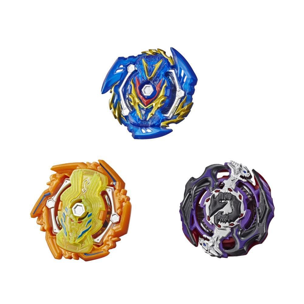 Beyblade Burst Rise Hypersphere Battle Guardians 3-Pack -- Solar Sphinx S5, Gargoyle G5, Sword Valtryek V5 Battling Toys