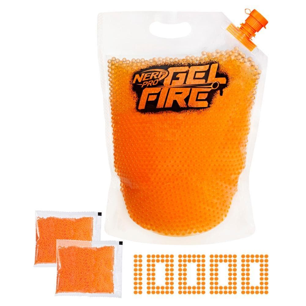 Nerf Pro Gelfire Reusable Ammo Pouch & 10,000 Dehydrated Gelfire Rounds, Ages 14 & Up