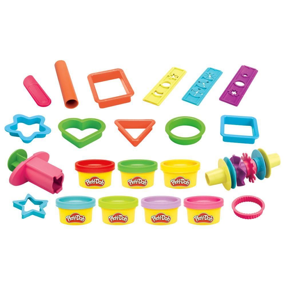 Play-Doh Imagine Shapes Set with 20 Tools, Kids Toys