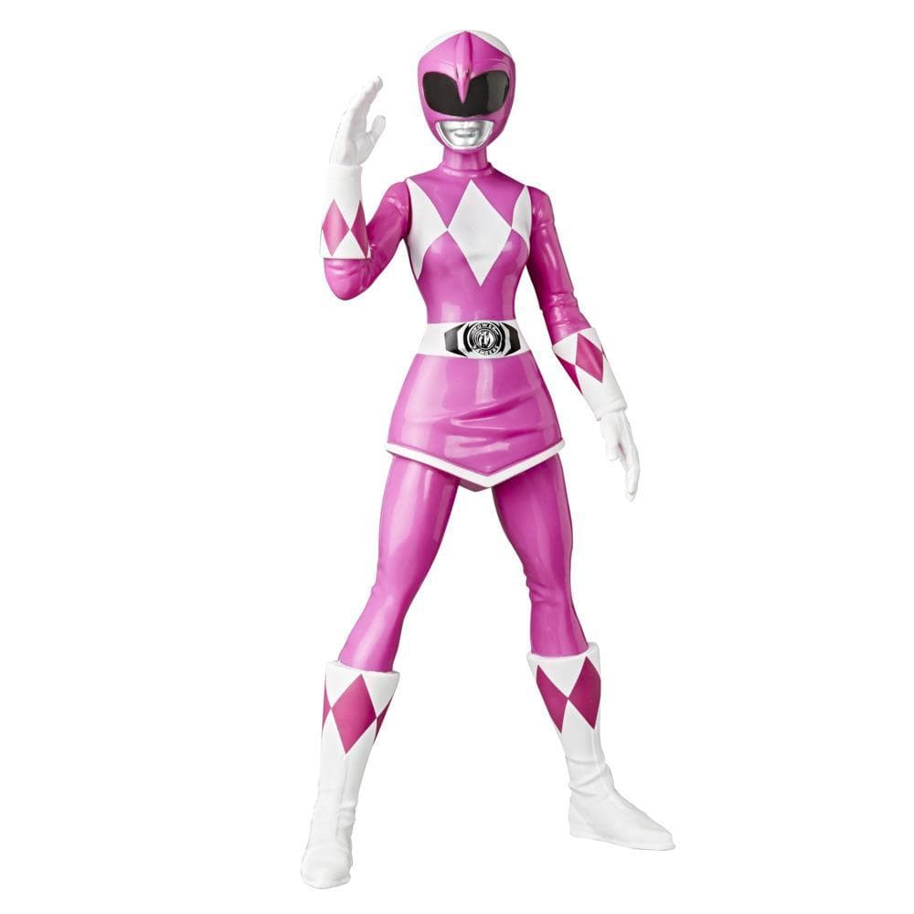 Power Rangers Mighty Morphin Pink Ranger Figure 9.5-inch Scale Action Figure Toy for Kids Ages 4 and Up