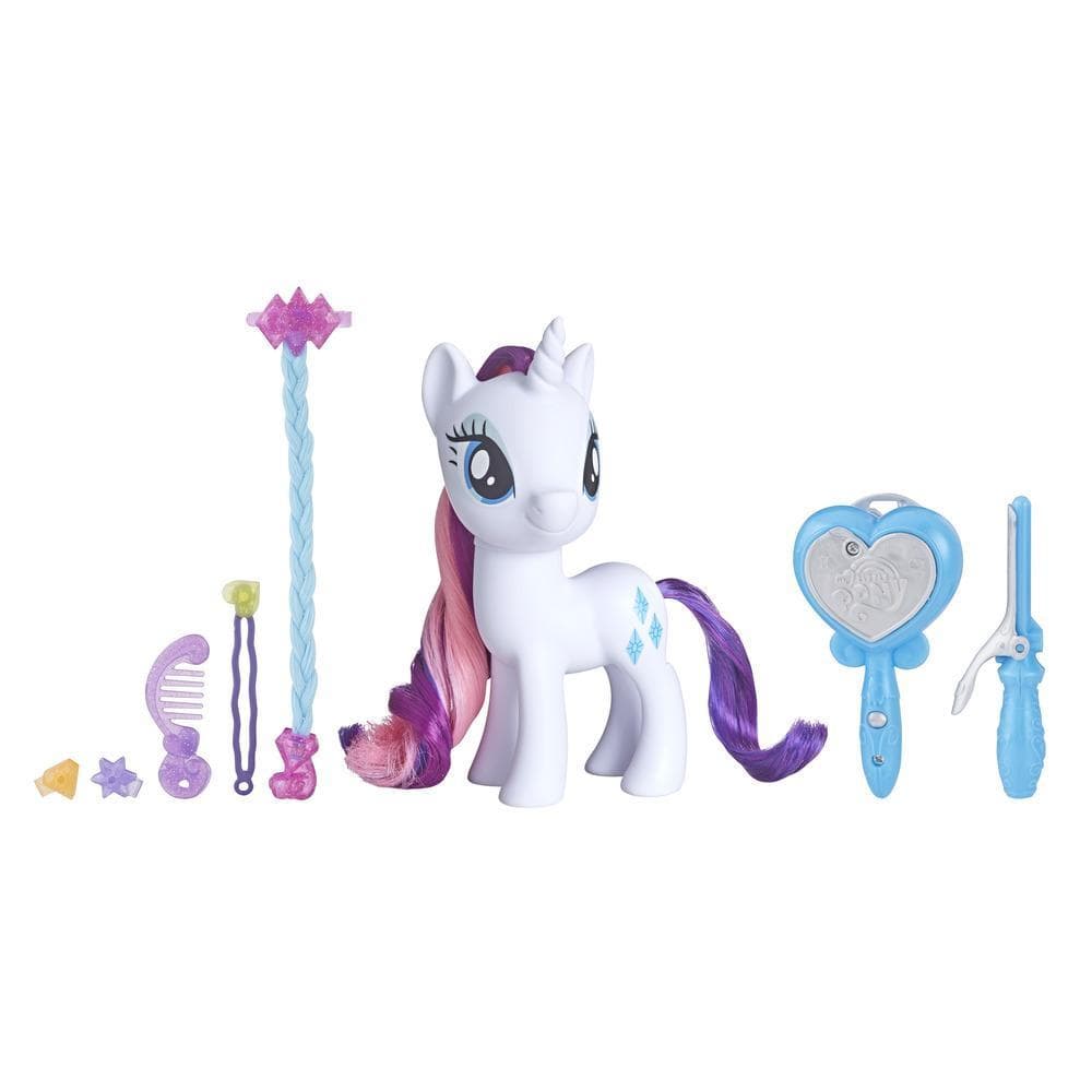 My Little Pony - Juguete Rarity Salón mágico - Pony para peinar de 15 cm