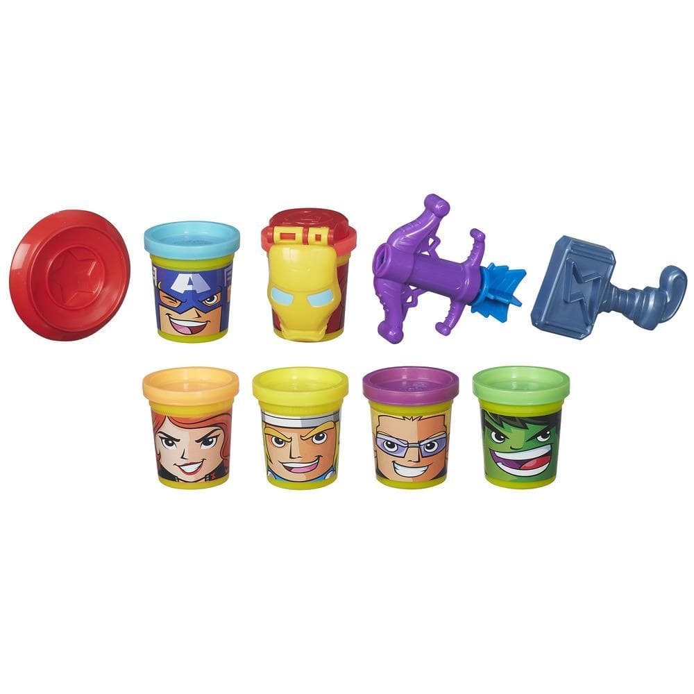 Play-Doh Marvel - Héroes unidos con Can-Heads