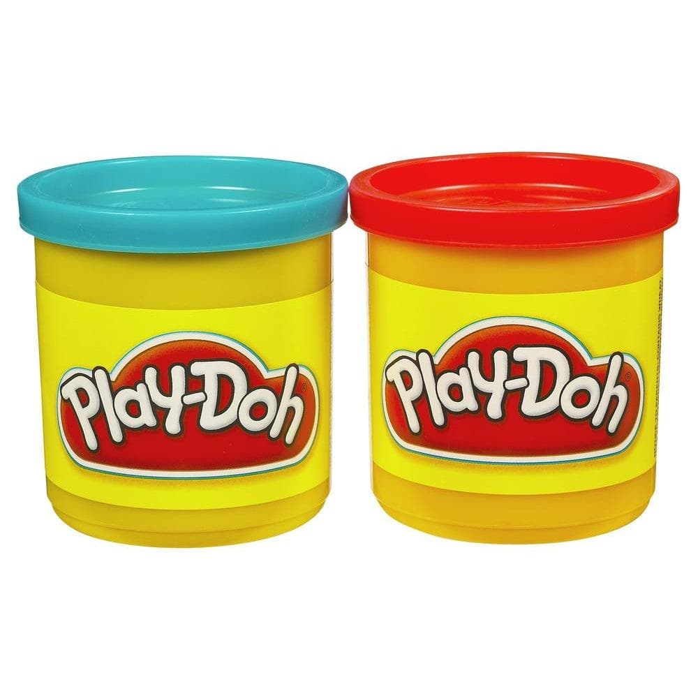 Pack PLAY-DOH de 2 unidades: azul y rojo