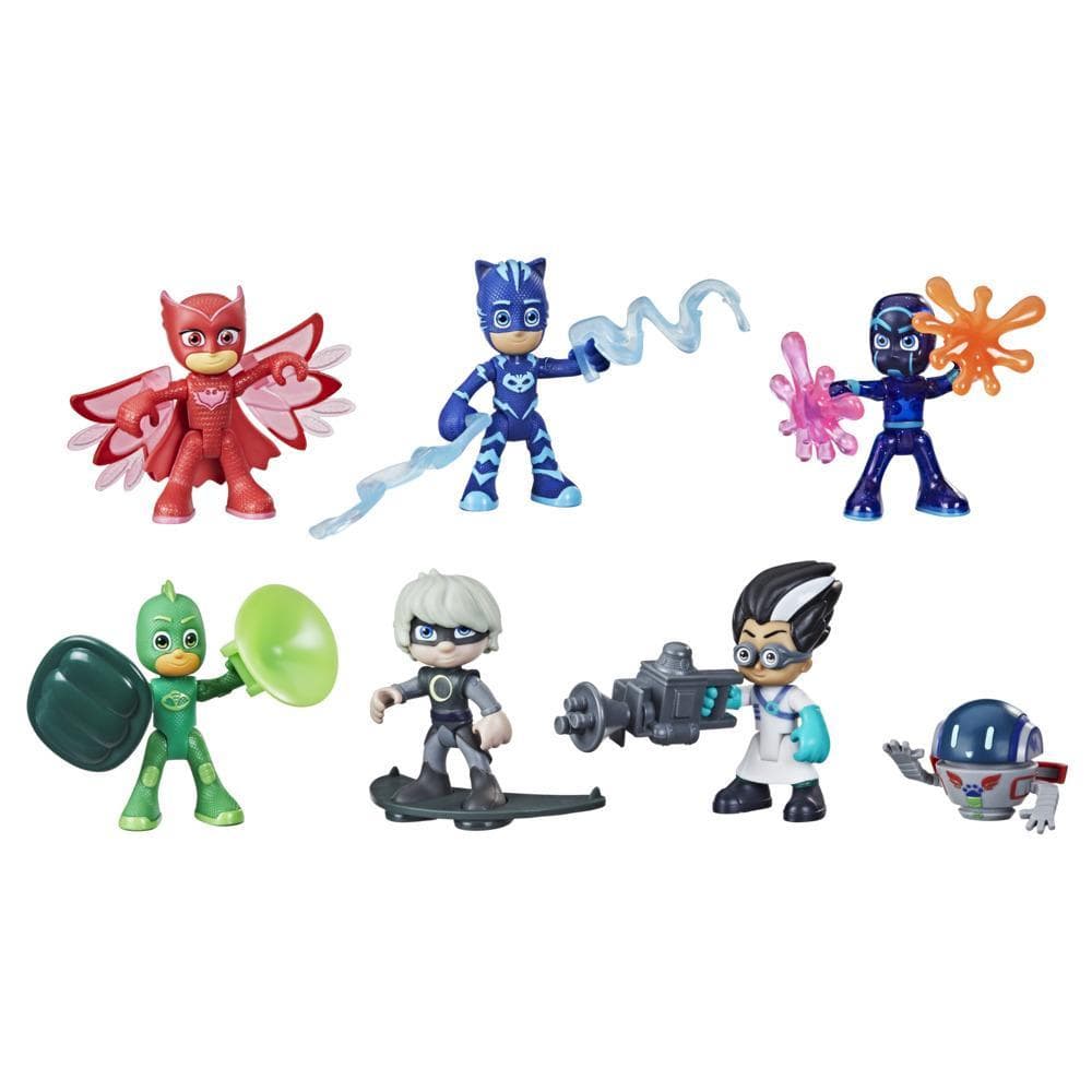 PJ MASK DELUXE PACK 6 HEROES Y VILLANOS