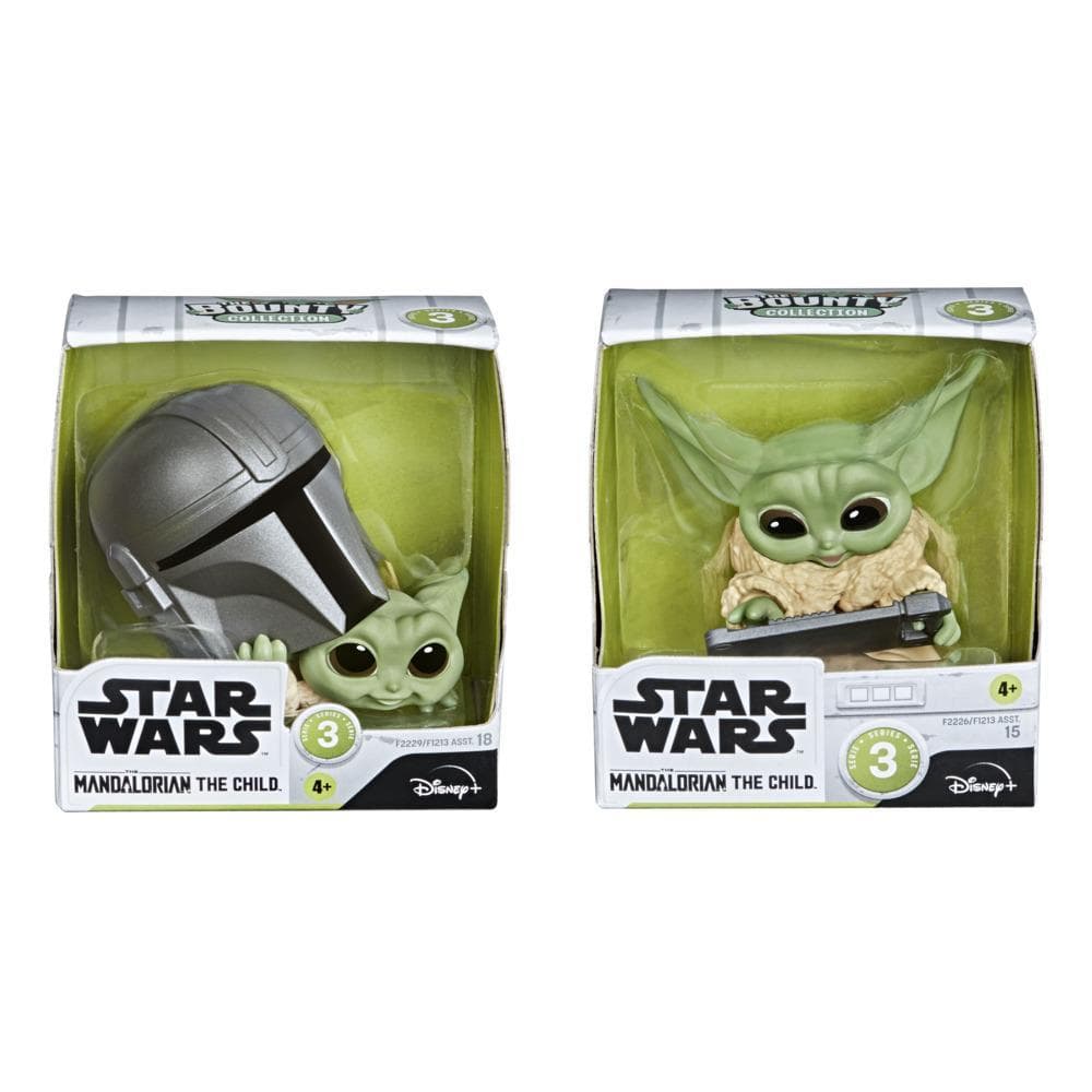 Pack de 2 figuras en poses ojeando detrás del casco y tocando la tablet de Star Wars The Bounty Collection Series 3