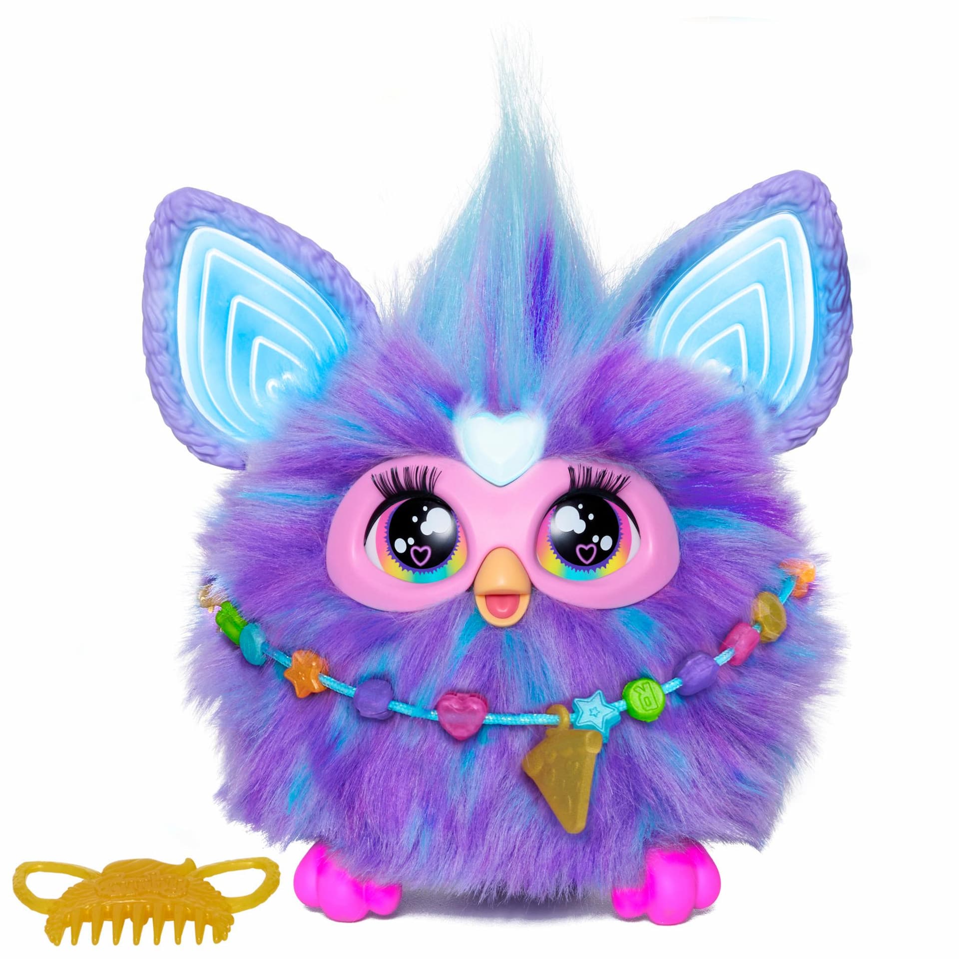 Furby, Juguete interactivo de peluche de color lila