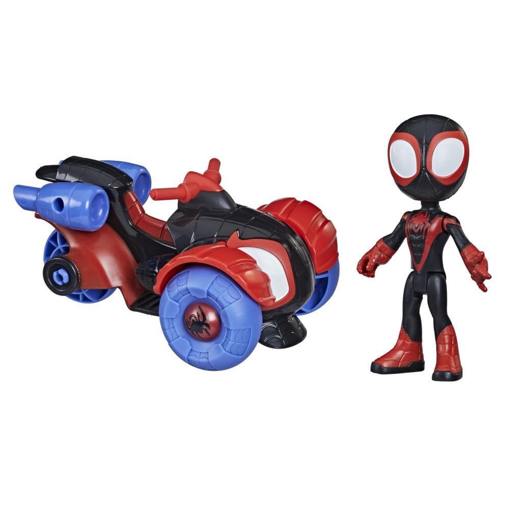 Marvel Spidey and His Amazing Friends - Miles Morales con Aracno Triciclo