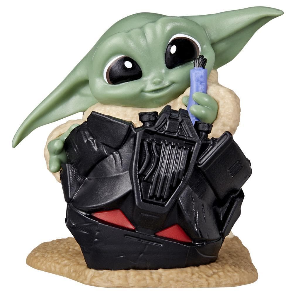 Star Wars - The Bounty Collection Series 5 - Figura de Grogu en pose Problemas de casco - 5,5 cm