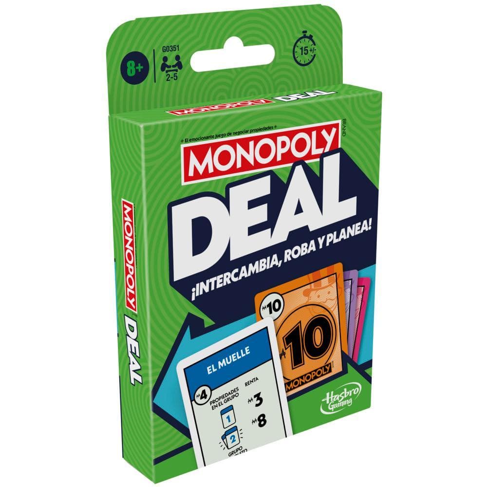 Juego de cartas Monopoly Deal