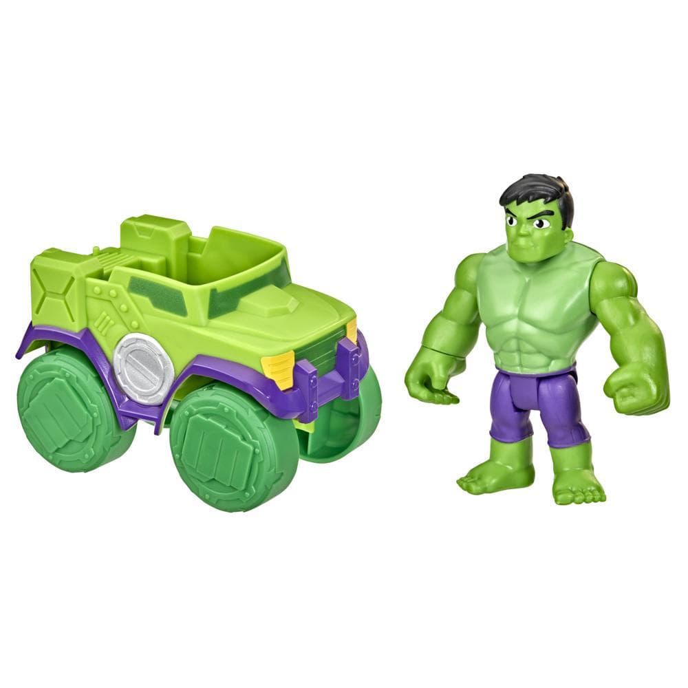 Marvel Spidey and His Amazing Friends - Hulk y Camión Demoledor