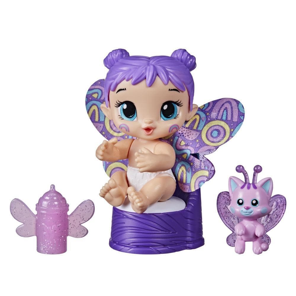 Muñeca Baby Alive GloPixies Minis - Plum Rainbow