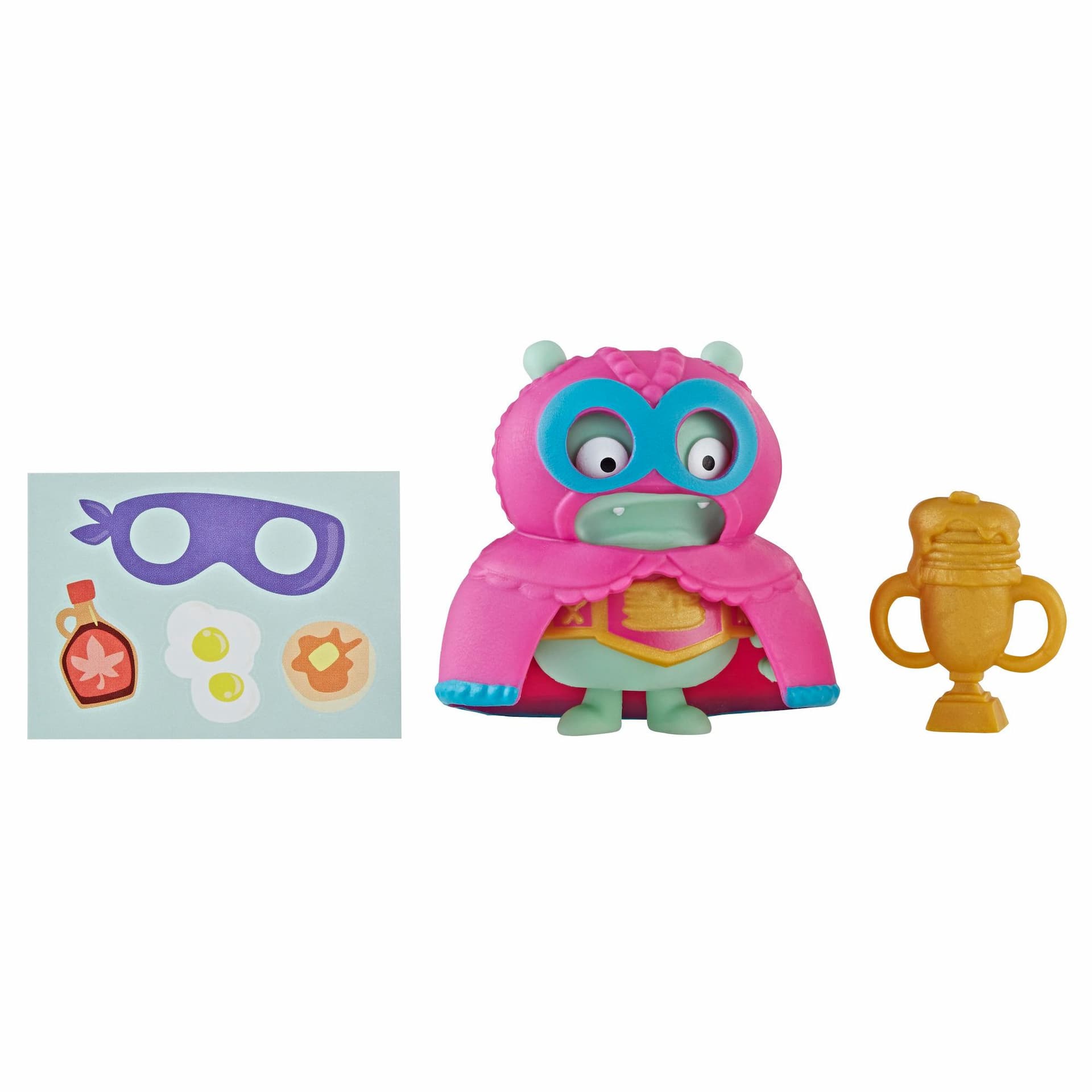 UglyDolls Disfraz sorpresa - Juguete Jeero Rey del panqueque, figura y accesorios