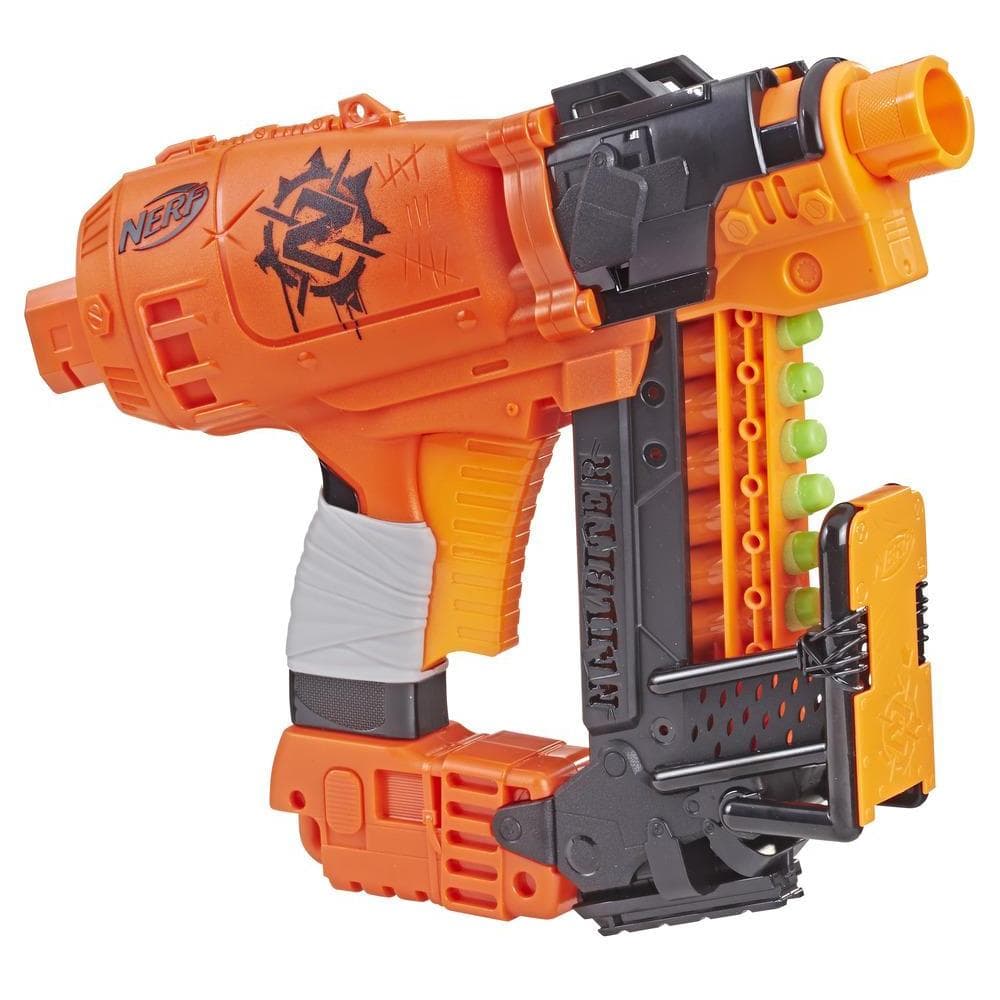 Nerf Zombie Strike - Sistema de supervivencia - lanzador Nailbiter