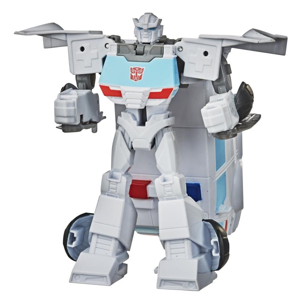 Transformers Bumblebee Cyberverse, figurine Action Attackers Autobot Ratchet à conversion 1 étape, avec attaque, 10,5 cm