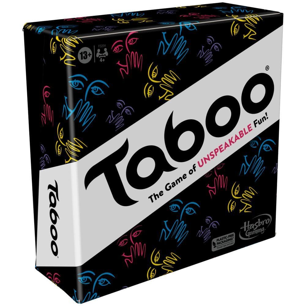 Jeu Taboo classique, jeu de mots à deviner, pour ados et adultes, dès 13 ans, jeu de société pour 4 joueurs et plus